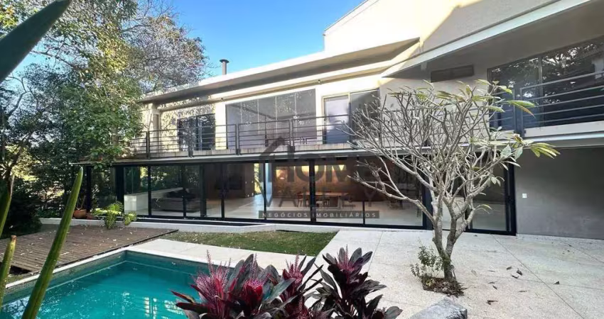 Casa com 3 dormitórios à venda, 450 m² por r$ 2.980.000,00 - condomínio chácara flora - valinhos/sp