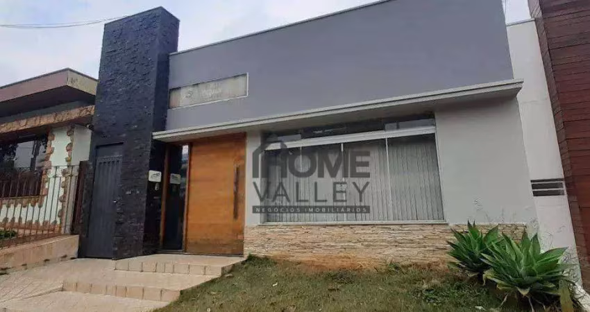 Casa comercial com 4 salas, centro de vinhedo, para locação