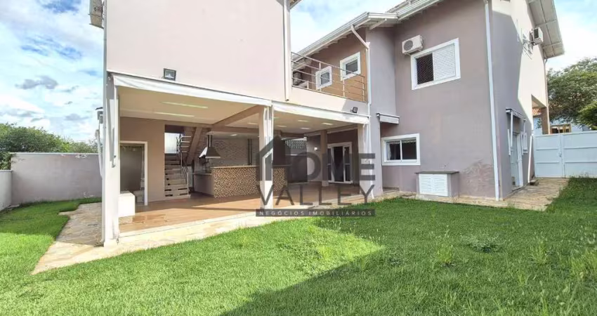 Excelente casa com 4 quartos, todos suítes, à venda no condomínio terras do caribe, valinhos