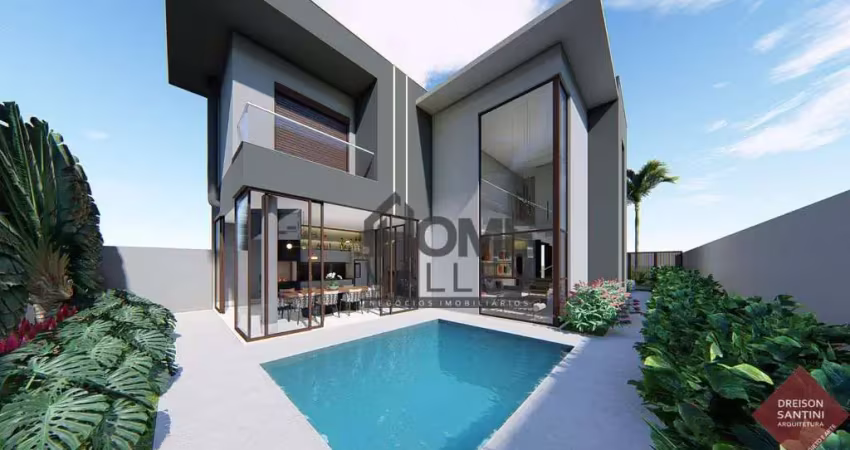 Casa com 3 dormitórios à venda, 224 m² por r$ 2.200.000,00 - residencial bosque da mata - valinhos/sp