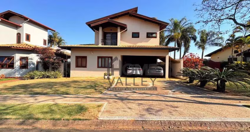 Casa com 3 dormitórios à venda, 265 m² por r$ 1.800.000,00 - condomínio residencial terras do caribe - valinhos/sp