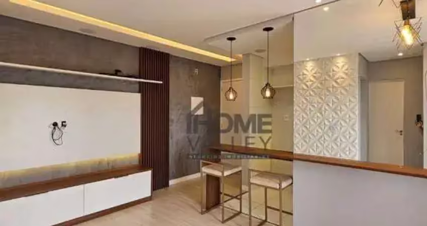 Belíssimo apartamento com 2 quartos, andar alto, para venda, no residencial verona, em valinhos