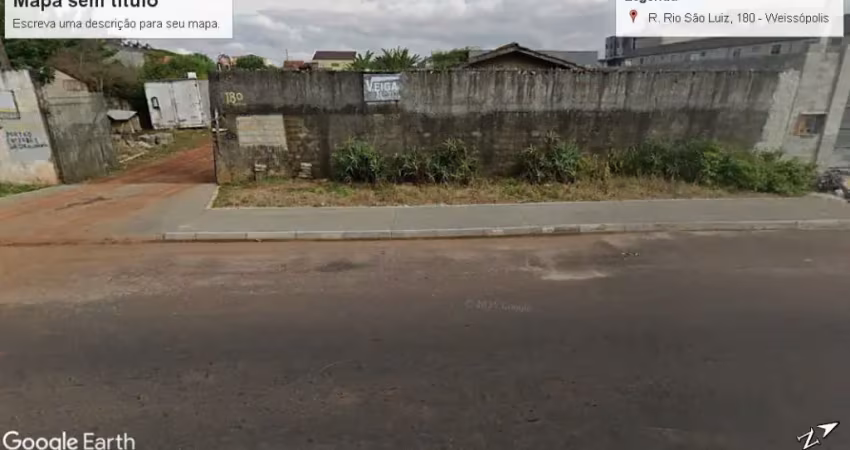 Terreno comercial à venda na Rua Rio São Luiz, 180, Weissópolis, Pinhais