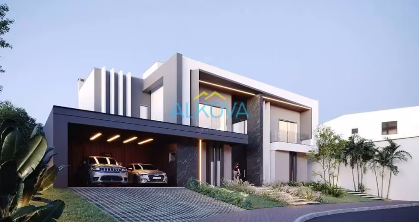 Sobrado à venda, 384 m² por r$ 4.000.000,00 - condomínio residencial colinas do paratehy - são josé