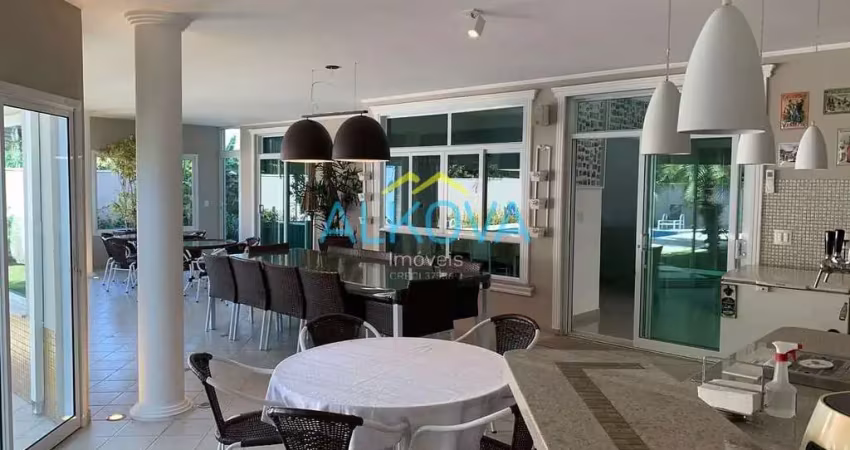 Sobrado com 5 dormitórios à venda, 607 m² por r$ 4.500.000,00 - condomínio mirante do vale - jacare