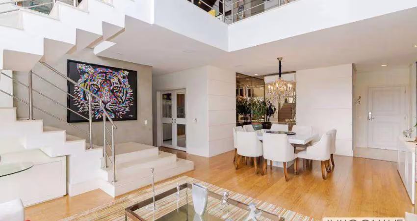 Cobertura com 3 suítes, 388 m² - venda por R$ 5.000.000 ou aluguel por R$ 25.000/mês - Mercês - Curitiba/PR