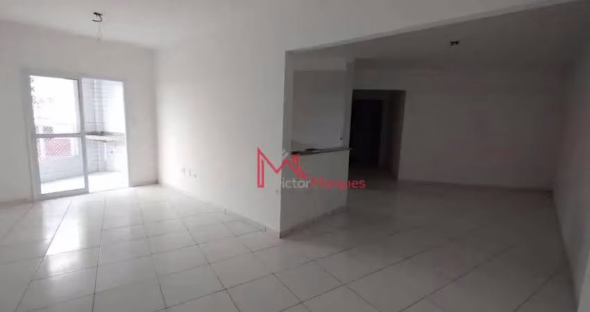 Apartamento com 2 dormitórios sendo 1 suíte para alugar, 94 m² por r$ 3.000/mês - caiçara - praia grande/sp
