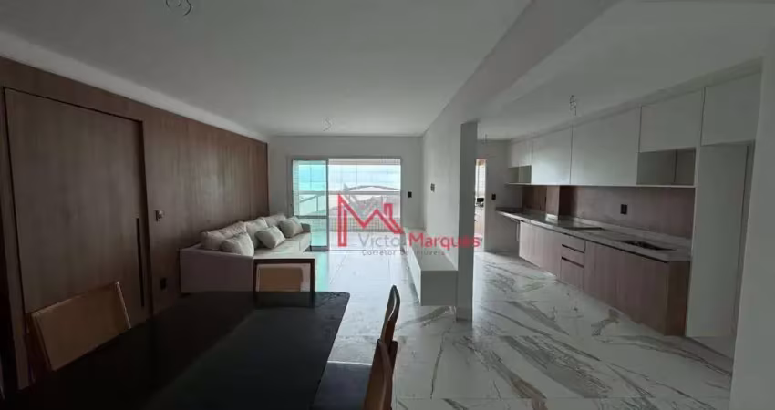 Apartamento com 3 dormitórios à venda, 126 m² por r$ 1.250.000,00 - aviação - praia grande/sp