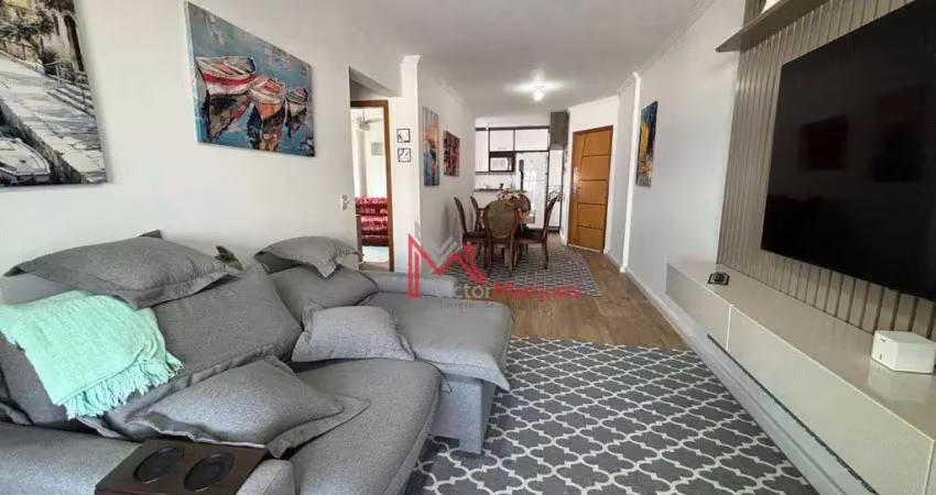 Apartamento com 2 dormitórios à venda, 85 m² por r$ 530.000,00 - tupi - praia grande/sp