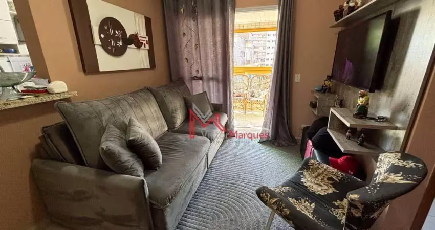 Apartamento com 1 dormitório à venda, 45 m² por r$ 360.000,00 - tupi - praia grande/sp