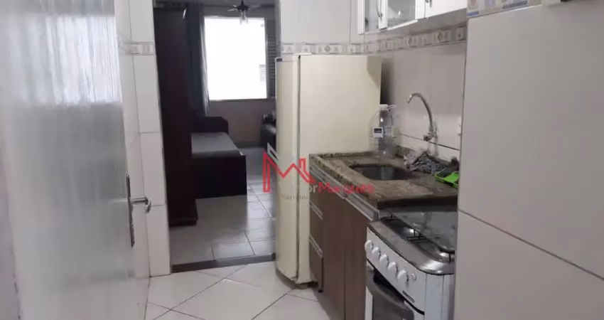 Kitnet com vista mar à venda, 27 m² por r$ 220.000 - vila guilhermina - praia grande/sp