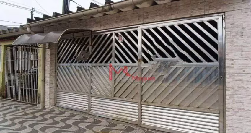 Casa com 3 dormitórios, sendo 1 suíte à venda, 136 m² por r$ 405.000 - maracanã - praia grande/sp