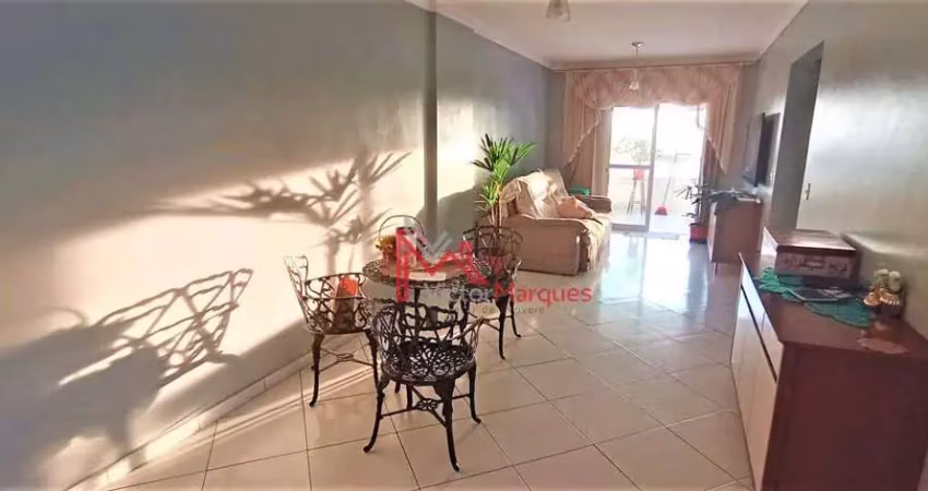 Apartamento com 2 dormitórios, sendo 1 suíte  à venda, 94 m² por r$ 550.000 - aviação - praia grande/sp