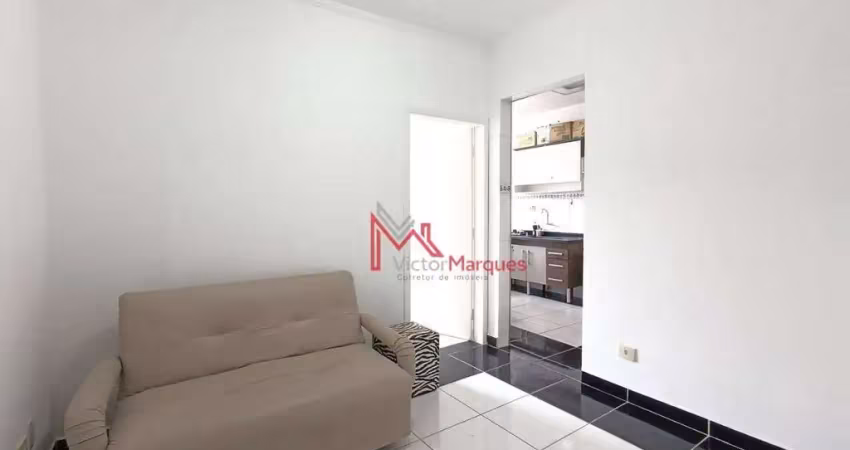 Apartamento com 1 dormitório para alugar, 45 m² por r$ 1.650,00/mês - tupi - praia grande/sp