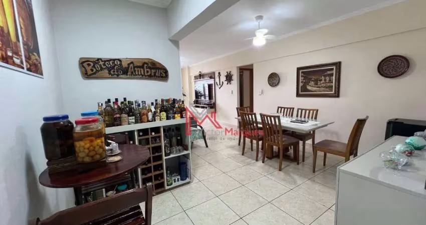Apartamento com 2 dormitórios, 100 m² - venda por r$ 650.000,00 ou aluguel por r$ 4.000,00/mês - tupi - praia grande/sp