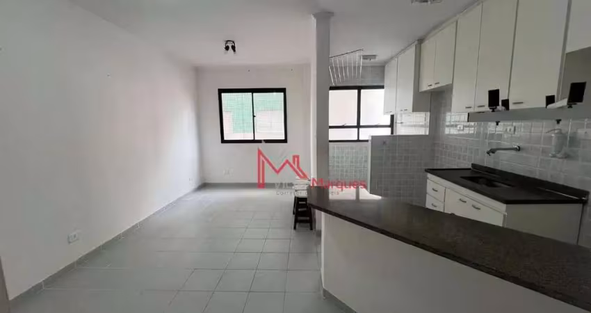 Apartamento com 1 dormitório para alugar, 55 m² por r$ 2.300,00/mês - canto do forte - praia grande/sp