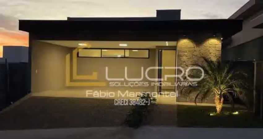 Casa térrea para venda - 3 suites - condomínio fechado floratta