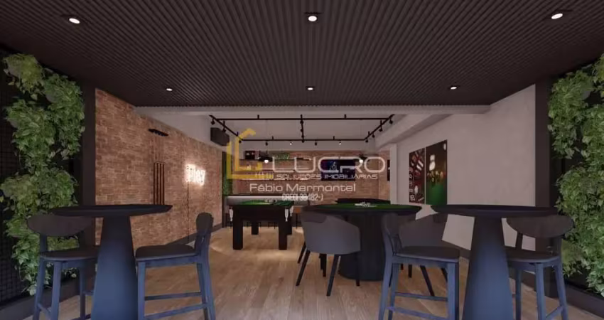 Lindo apartamento de frente para aeroclube, à venda com 45 m² e 2 quartos, vila nova cidade universitária, bauru - sp
