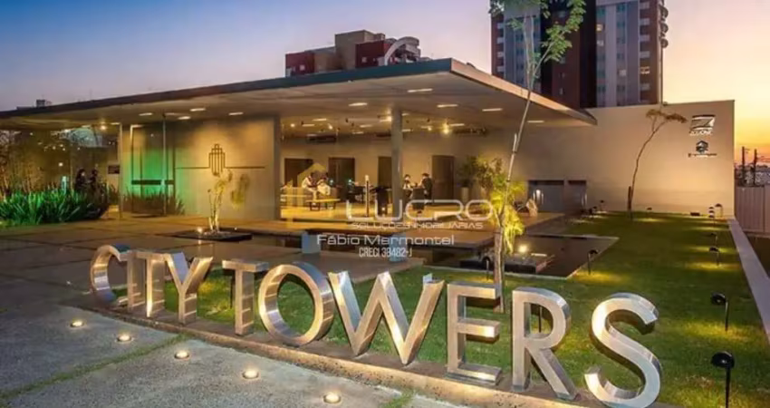 Apartamento à venda no city towers 96 m² e 2 quartos e uma suíte jardim estoril iv, bauru - sp