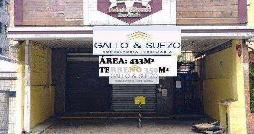 Galpão à venda, 433 m² por R$ 2.493.000,00 - Saúde - São Paulo/SP