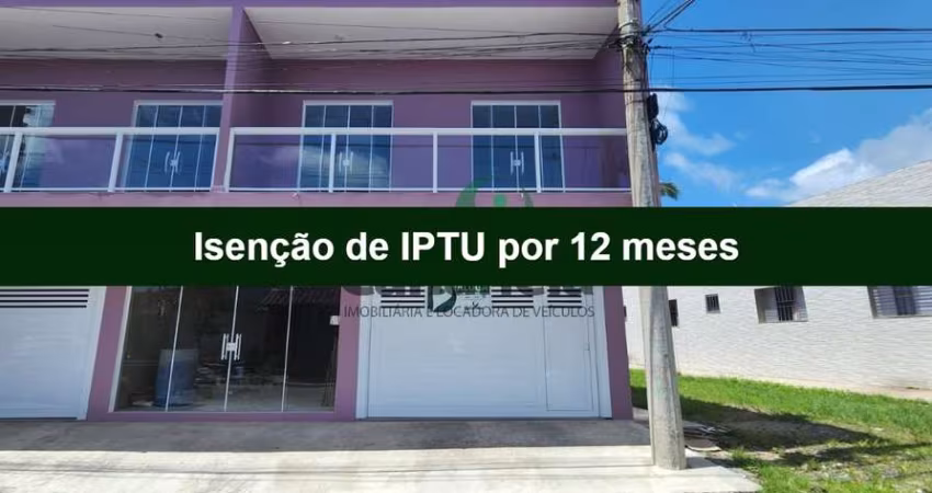 Casa nova para locação fixa anual  com 3 dormitórios (1 suíte) no Centro de Cananéia SP