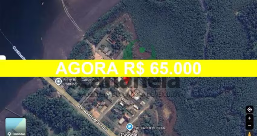 Oportunidade com valor reduzido - terreno para venda no balneário terra nova - cananéia/sp