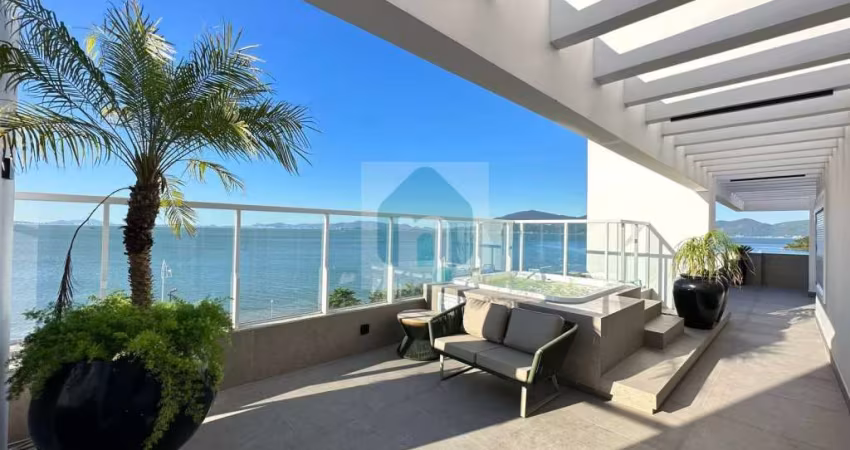 Maravilhosa Cobertura Exclusiva com 4 Suítes, vista mar, Praia de Fora, Palhoça/SC - CO191-729