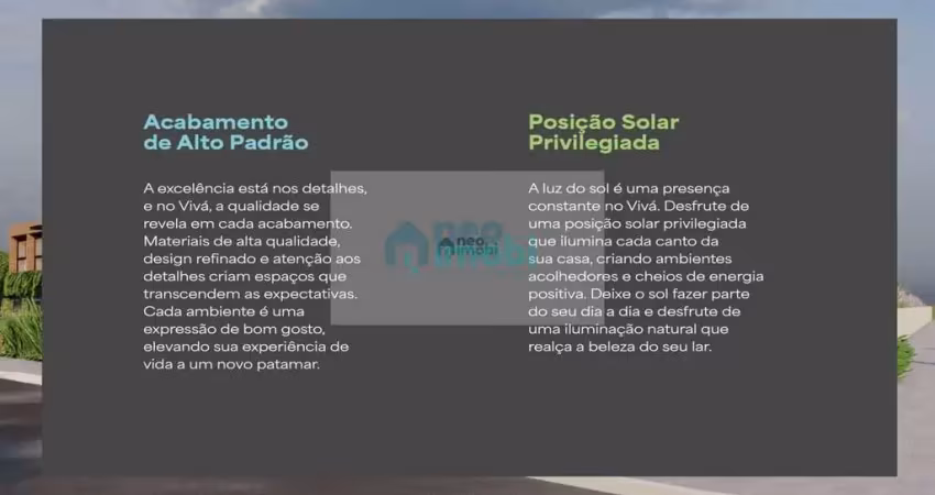 Casa geminada com 2 suítes, 81m², vivá cachoeira do bom jesus, florianópolis, sc