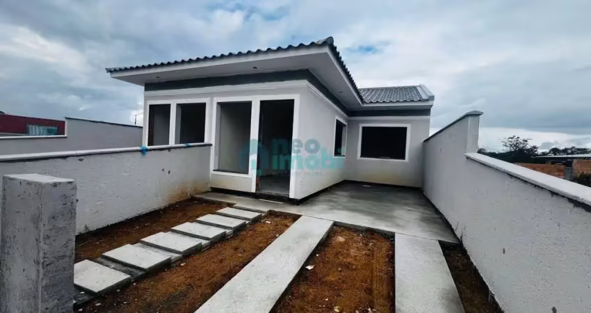Casa geminada com 2 quartos, 50m², nova palhoça, sc