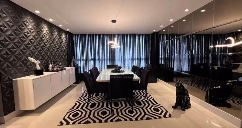 Finamente mobiliado e decorado 128m² 3 suítes 3 vagas privativas no centro de balneário camboriú - sc
