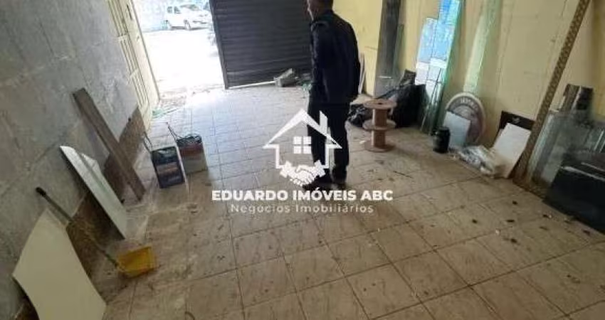 REF 10760- Salão com 33 m². Banheiro- Ótima localização- São Bernardo do Campo