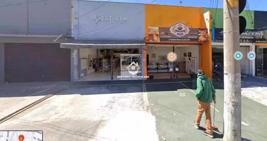 Ref 11160- salão com 160 m². banheiro. ótima localização- são bernardo do campo