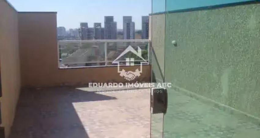 Ref 3230. cobertura. 2 dormitórios. 1 vaga na garagem. varanda. vila tibiriçá - santo andré