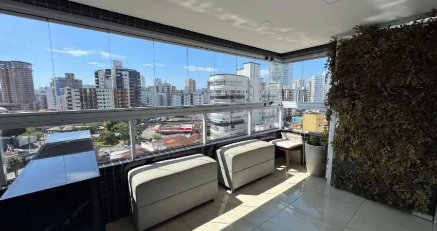 Apartamento com 2 dormitórios à venda, 76 m² por R$ 650.000,00 - Vila Guilhermina - Praia Grande/SP