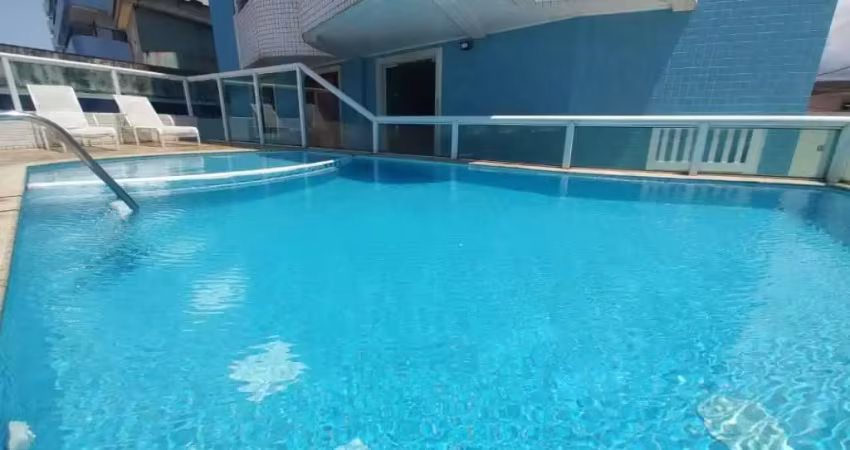 Frente mar apartamento com 2 dormitórios à venda, 75 m² por r$ 529.875 - maracanã - praia grande/sp