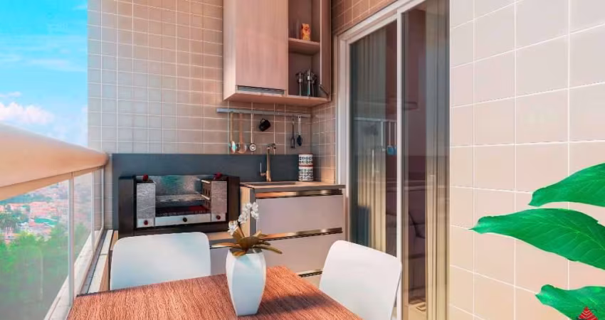 Apartamento com 2 dormitórios, varanda no bairro Guilhermina