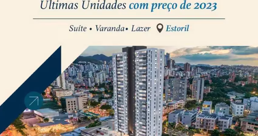 Apartamento para vender com 2 quartos 1 suítes no bairro estoril em belo horizonte