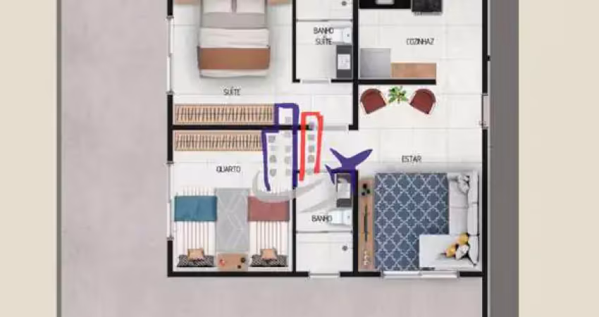 Apartamento com área privativa com 02 quartos 01 suíte no bairro são joaquim em contagem