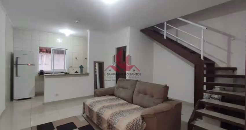 Casa em condomínio fechado com 2 quartos à venda no Parque São Vicente, São Vicente 
