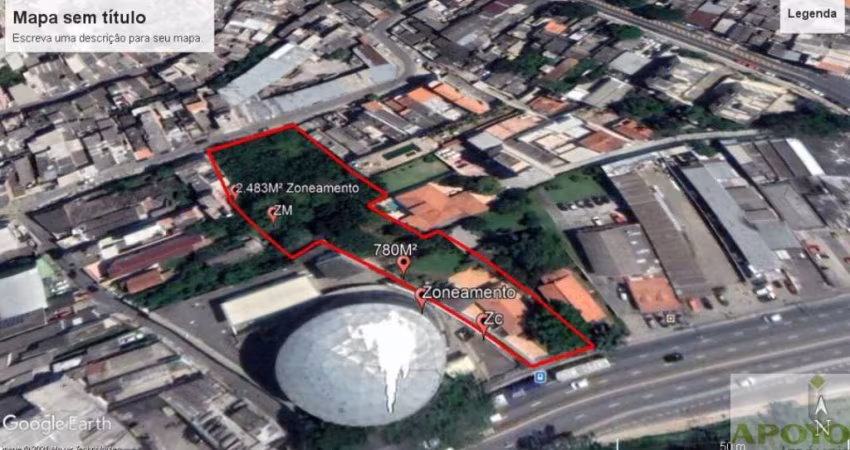 Capão Redondo Próximo Metro 3.498m² Zona Zc e Zm