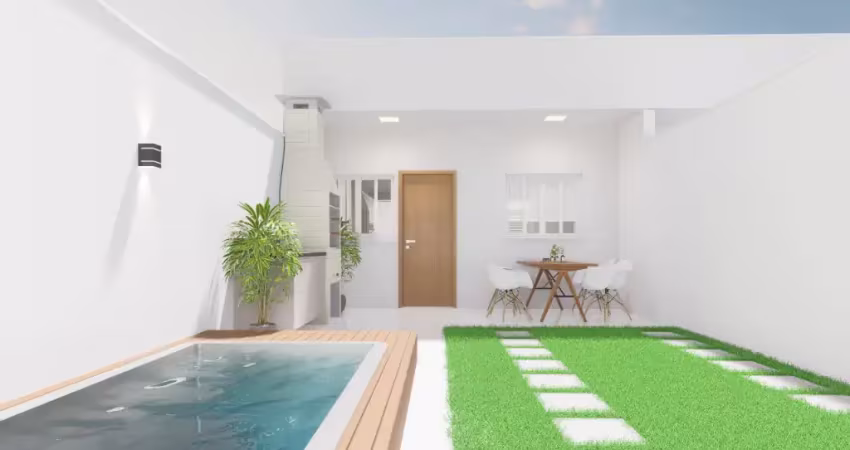 Casa em pontal das garças, vila velha, aceita financiamento bancário,