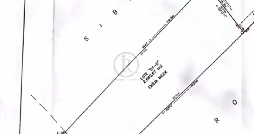 Terreno predominantemente plano em formato retangular, região residencial em colombo. zoneamento zud3