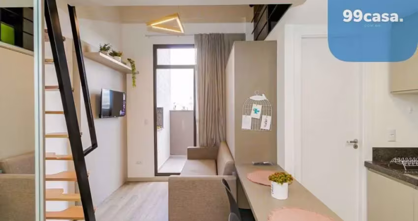 Apartamento com 1 quarto para alugar, 25 m  por  - ecoville - curitiba pr