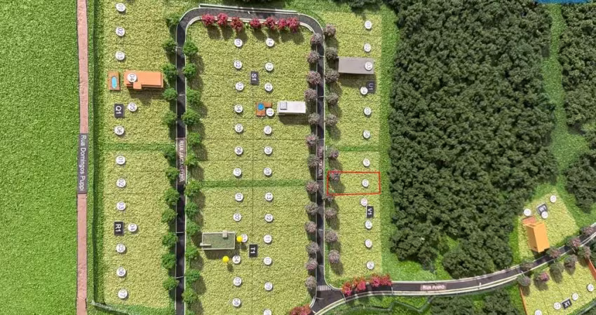Terreno lote à venda no alphaville paraná em campo largo com fundos para bosque