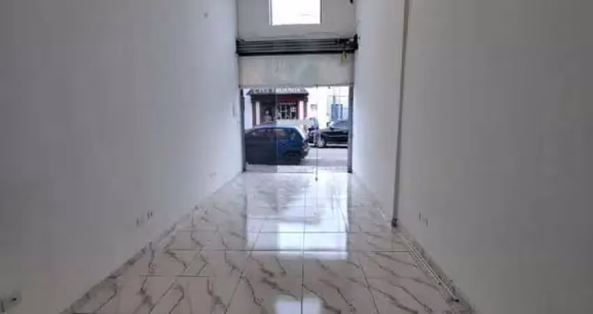 Sala comercial para locação no centro de santo andré-sp: 1 sala, 1 banheiro, 40m² de área!
