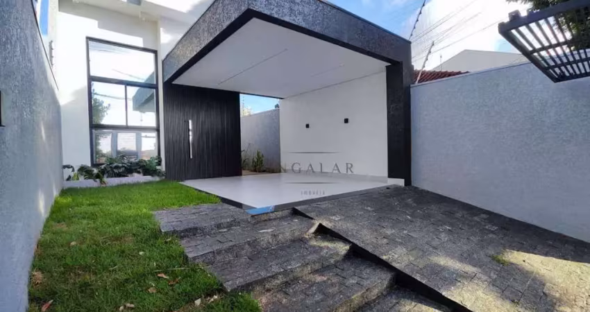 Casa com 3 dormitórios à venda, 124 m² por r$ 860.000 - jardim alvorada - maringá/pr