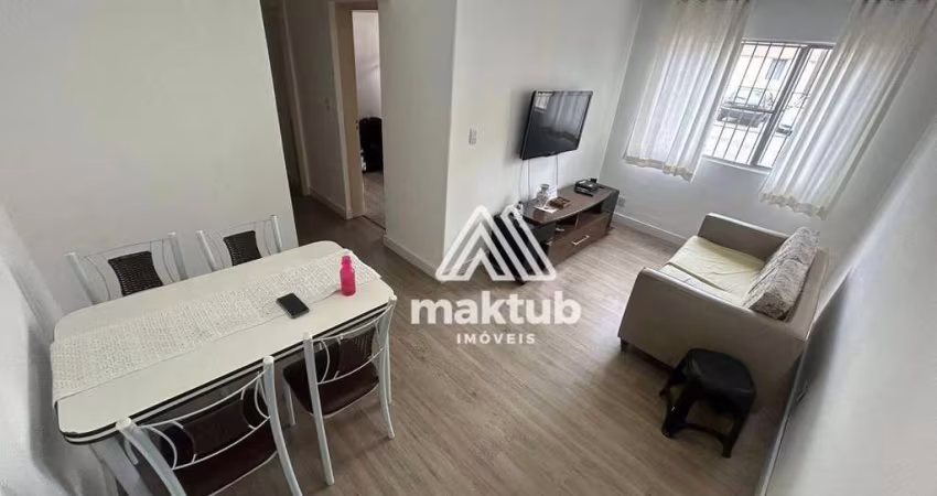 Apartamento com 2 dormitórios à venda, 57 m² por R$ 250.000,00 - Vila Homero Thon - Santo André/SP