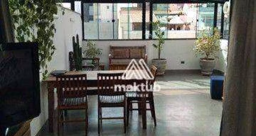 Cobertura à venda, 100 m² por R$ 525.000,00 - Vila Camilópolis - Santo André/SP