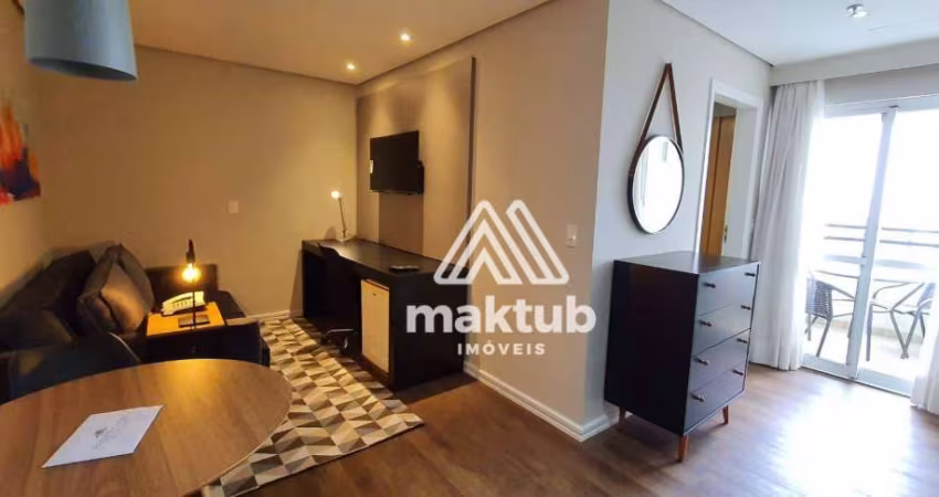 Flat com 1 dormitório à venda, 43 m² por R$ 280.000,00 - Centro - Santo André/SP