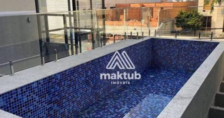 Apartamento com 1 dormitório à venda, 46 m² por R$ 375.000,00 - Vila Bastos - Santo André/SP